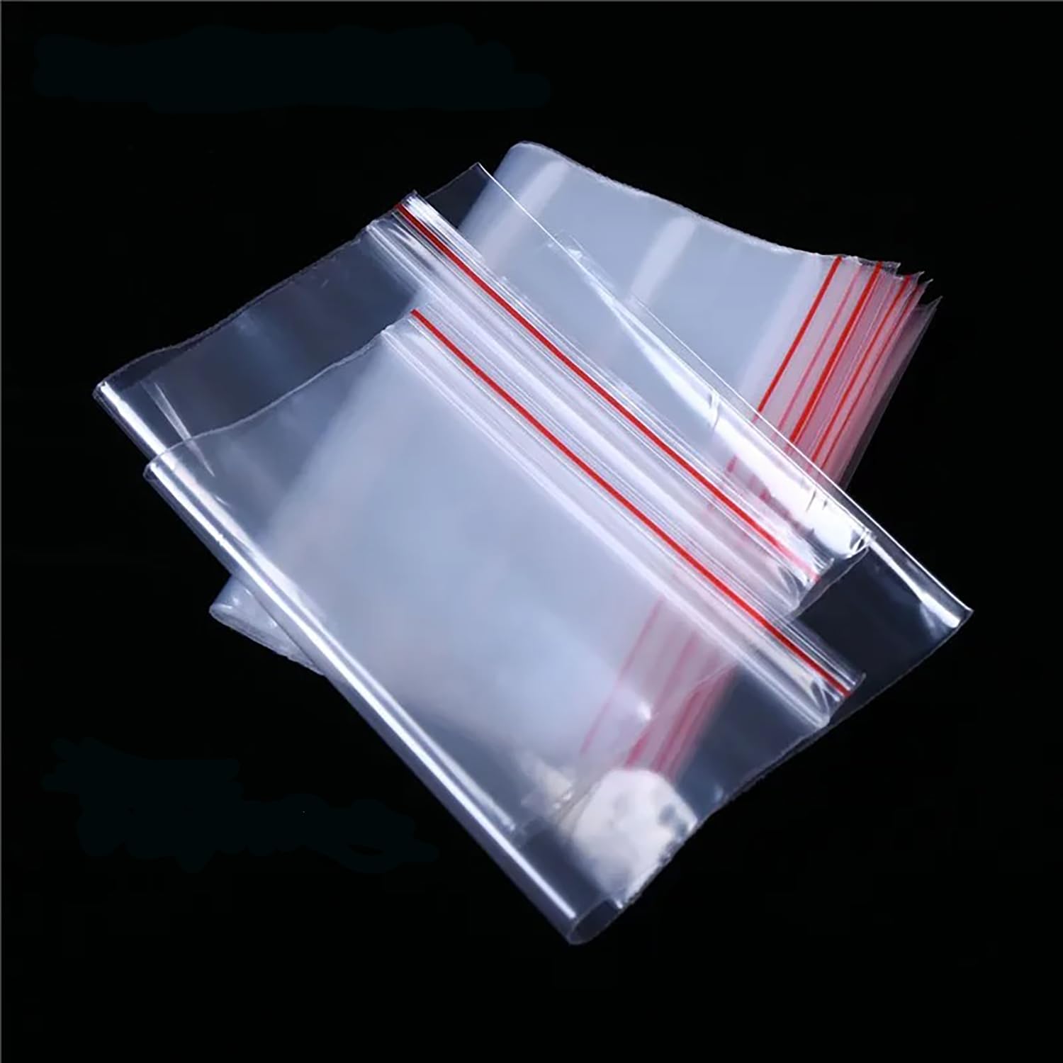 100pcs Small Size Clear Plastic Ziplock Bags Reclosable Poly Bag Treat Bags Favor Storage Bags for Snacks Bakery Cookies Candies Decorative Wrappers 2"x2.75"