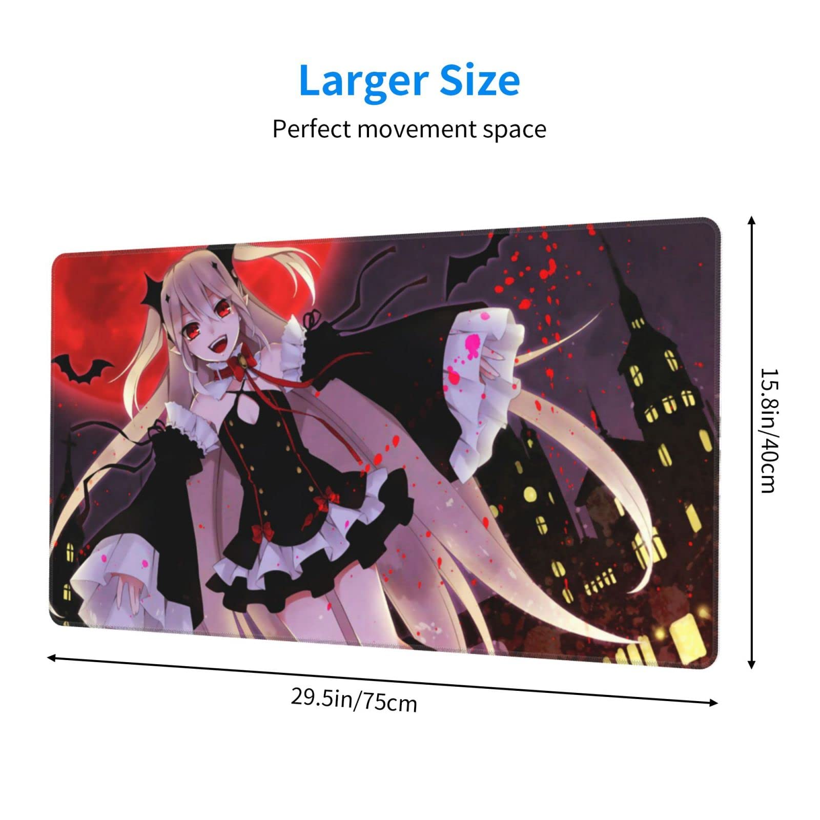 Amazon.co.jp：マウスパッド 大型 アニメ 終わりのセラフ クルル