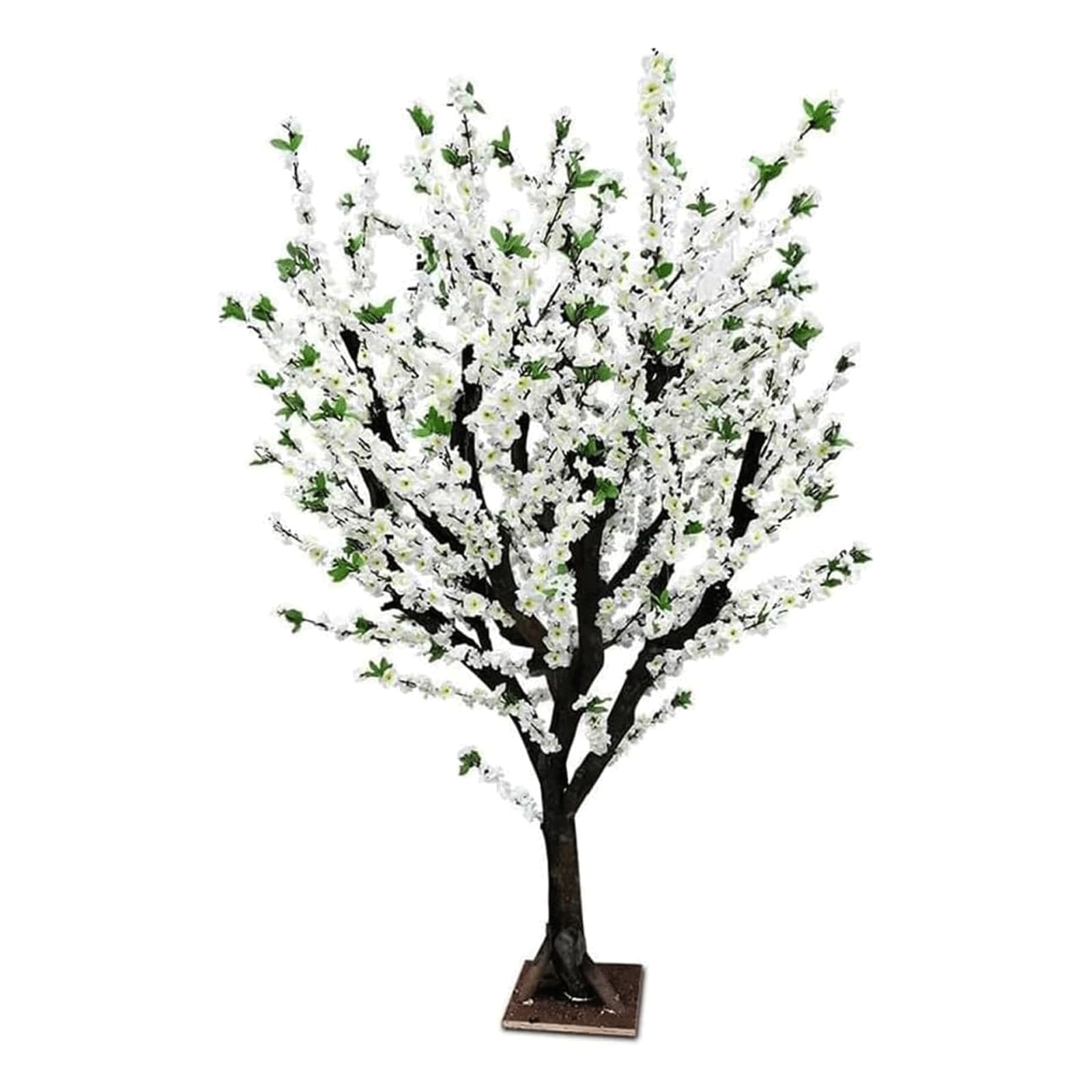 HCZKIUJY Artificial Trees Pear Tree Fake Tree 4.9 Ft Fake Plants Indoor and Outdoor Decoration Simulation Tree for Offices and Homes