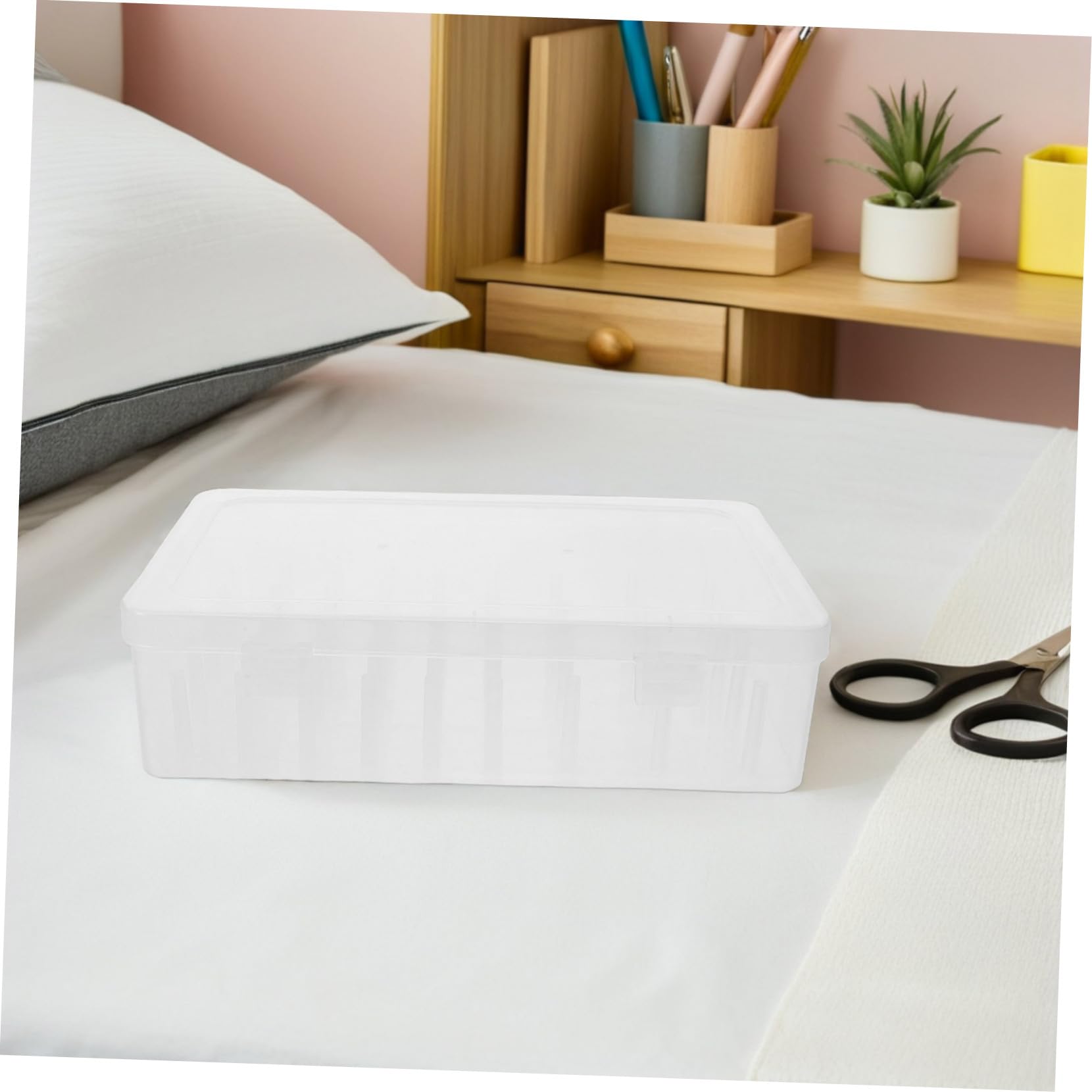 3piezas Caja De Almacenamiento De Hilo De Bordar Organizador De Costura Multifuncional Para Proyectos De Costura y Manualidades Caja Para Guardar Hilos De Coser Casa