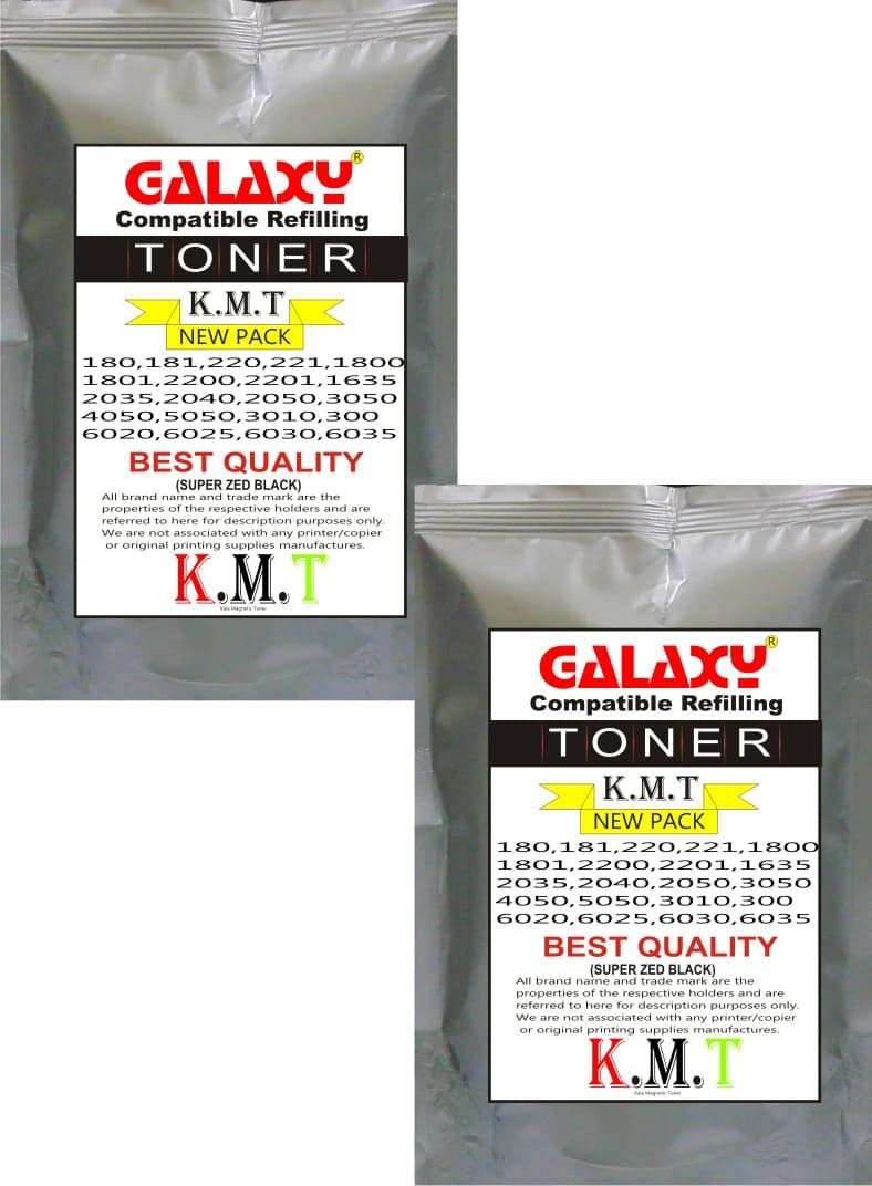 Galaxy Compatible Black Toner Multifunction Printer and Copiers for for K.M.T. 1800, 1801, 2200, 2201, 6020, 6025, 3010, 300i, 1635, 2035, 2050, 3050, 4050 (400 Gm X 2) (B071RL9GCZ) Amazon Price History, Amazon Price Tracker