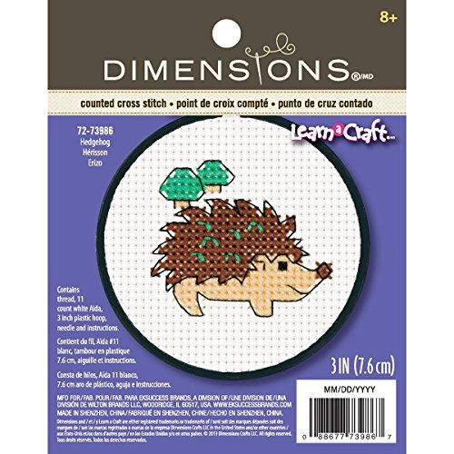 DIMENSIONS KL1247A 1890 25 55 BKL Crafts Kids Learn a Craft Counted Cross