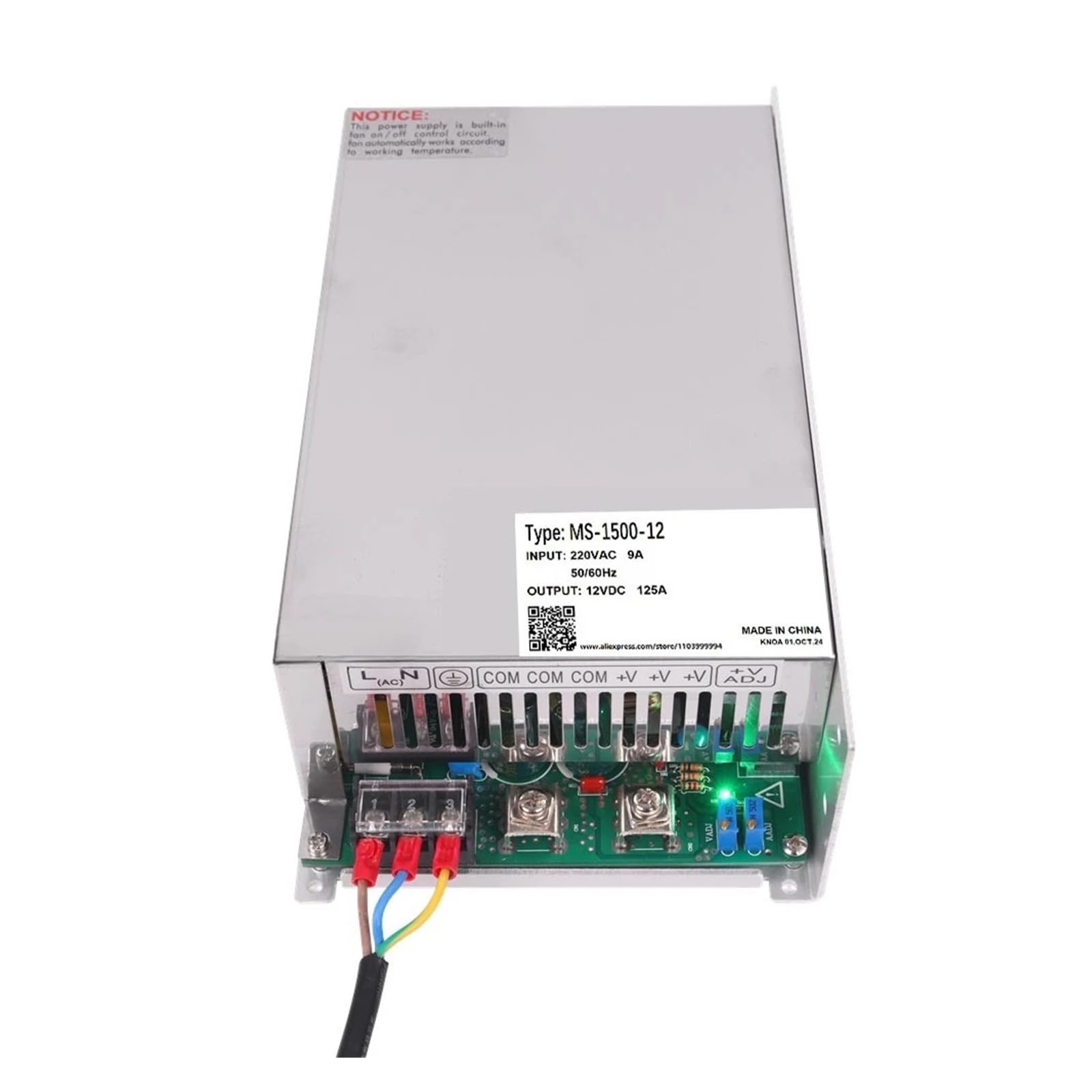 Alimentatore regolato CC regolabile da 1500 W CA a CC