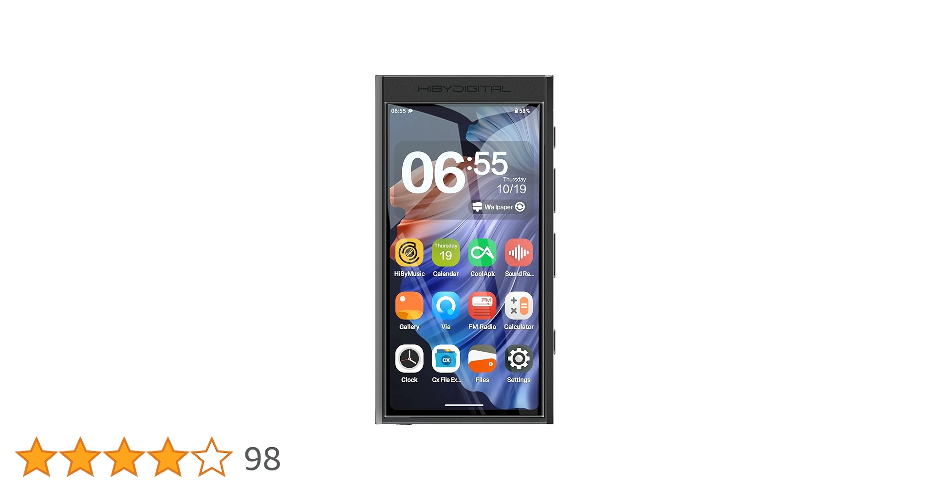 Hiby Digital M300 DAP ブラック HiBy Digital M300 - Compact Android DAP for Music Lovers | HiBy
