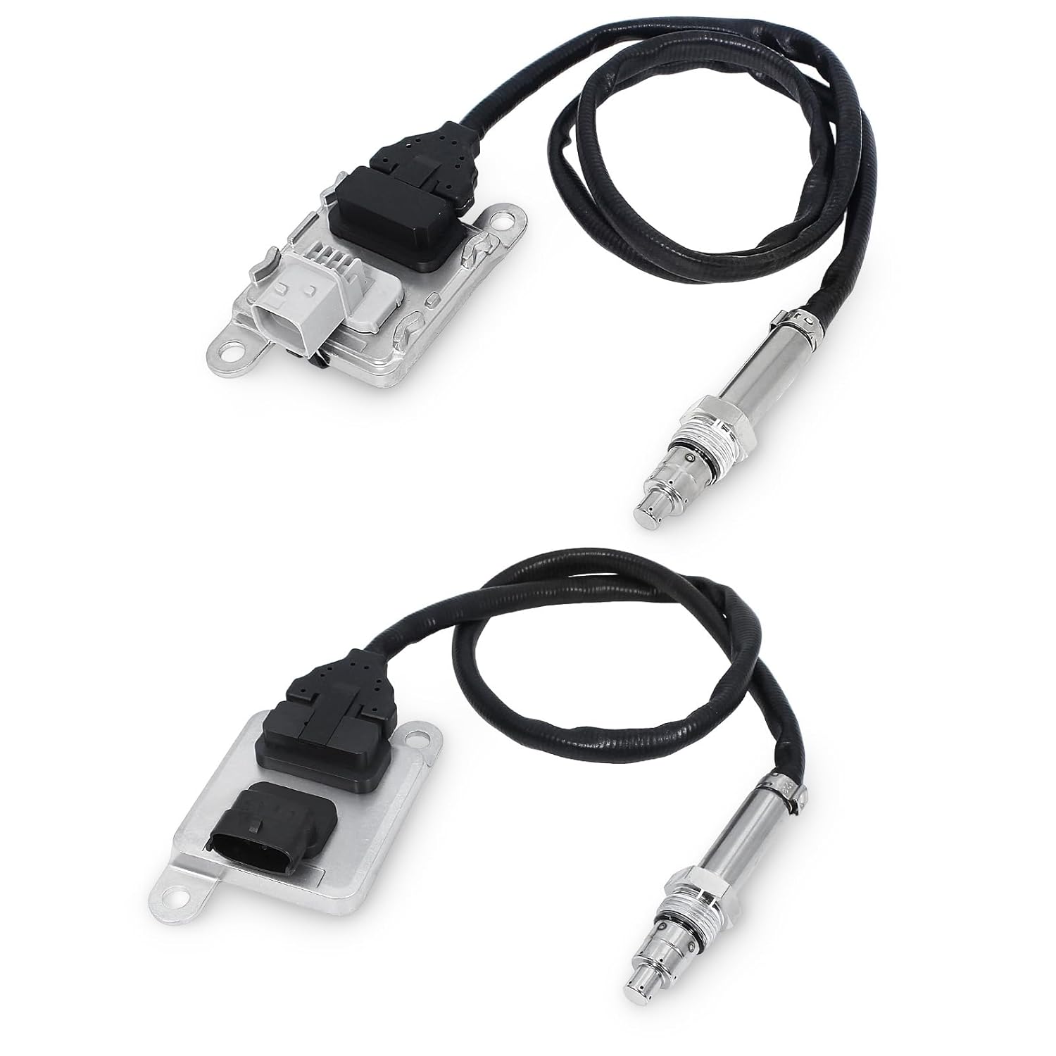 4326873+68085740AA NOx Sensor Kit Compatible with Dodge Engine Ram 2500 3500 4500 5500 5WK96742B+5WK96730 Inlet&Outlet Nitrogen Oxide Sensor Set Fit for 2013-2015 Dodge Ram 2500 3500 4500 5500 6.7L L6