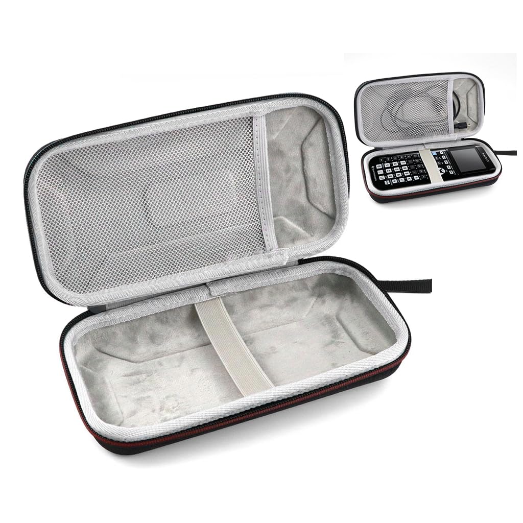 ZORBES® Hard Graphing Calculator Carrying Case for Texas Instruments TI-84 Plus CE/TI-84 Plus/TI-Nspire CX II CAS/TI-Nspire CX II/TI-83 Plus/TI-89 Titanium/TI-85 / TI-86 Graphing Calculator