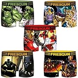 FREEGUN Marvel Avengers Herren-Boxershorts, 5 Stück, Marvel Avengers Mv11 Pack, XL