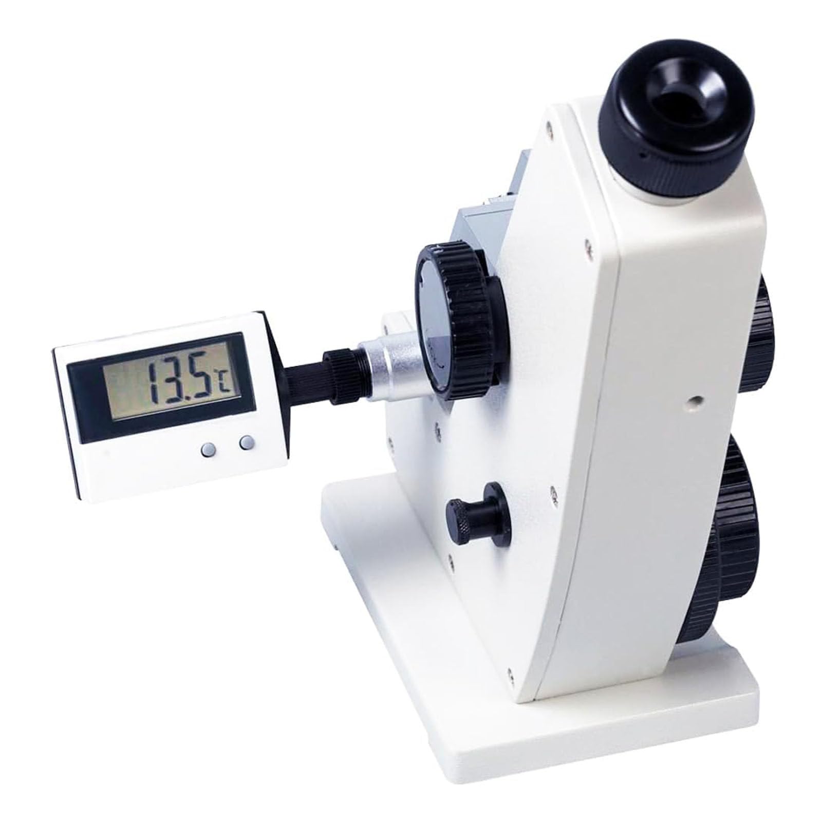 Digitaler Zucker Refraktometer,Abbe-Refraktometer,Digitales monokulares Tischrefraktometer,0–95% Brix-Genauigkeit ±0,0002,für Zucker, Getränke, Mineralöl und Lebensmittel