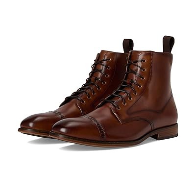 Stacy Adams Henry Cap Toe Lace Up Boot Men