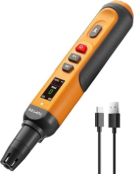 TOPTES PT-336 Rechargeable Natural Gas Detector with 09999PPM Range