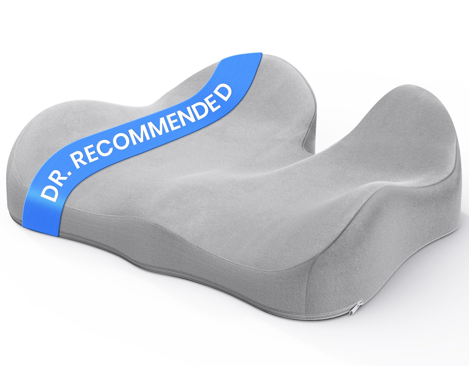 Benazcap Seat Cushion - Memory Foam Car Seat Pad - Sciatica & Lower Back Pain Relief - Car Seat Cushions for Driving - Road Trip Essentials for