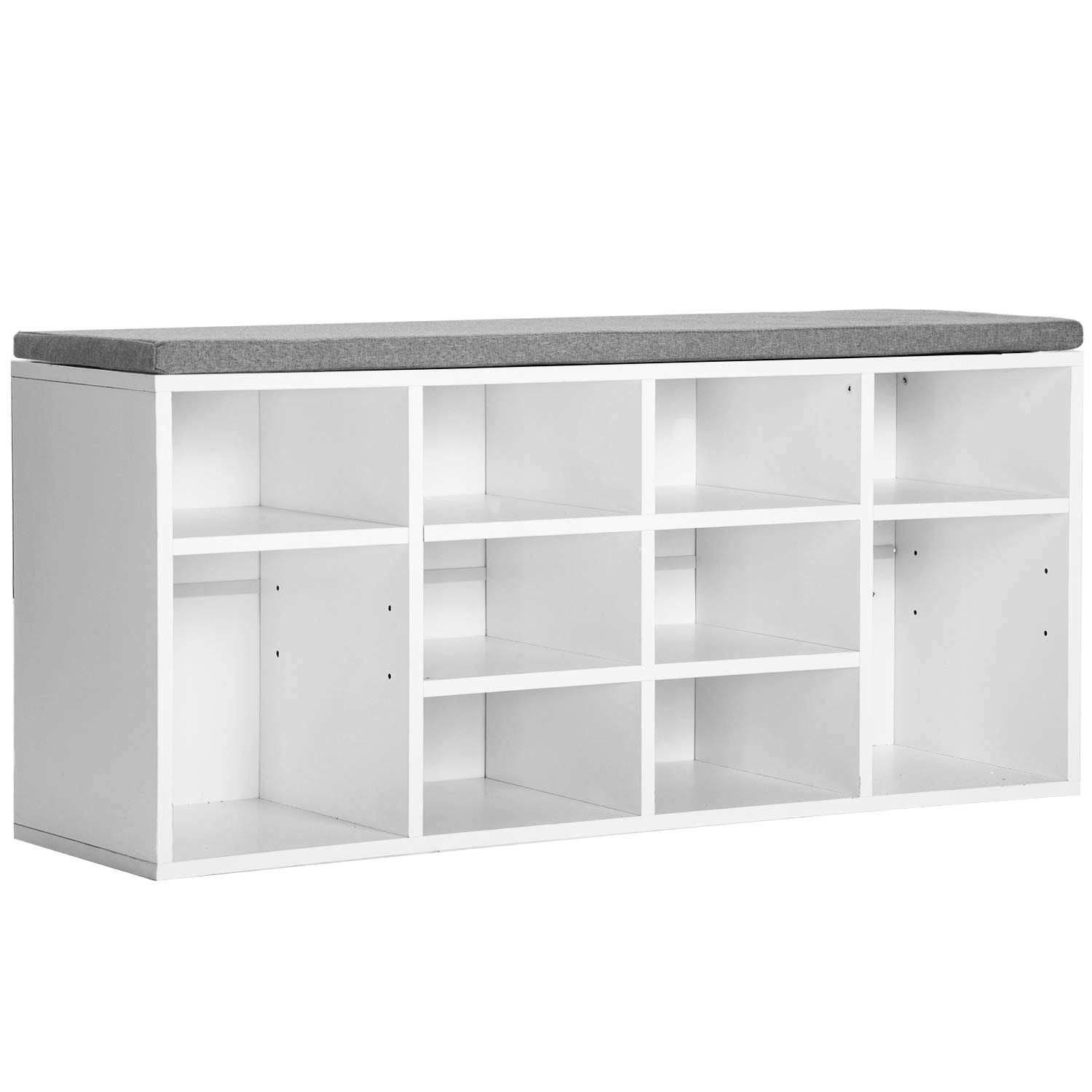 Buy Leisure Zone White Wooden Shoe Bench Storage, Shoe Rack