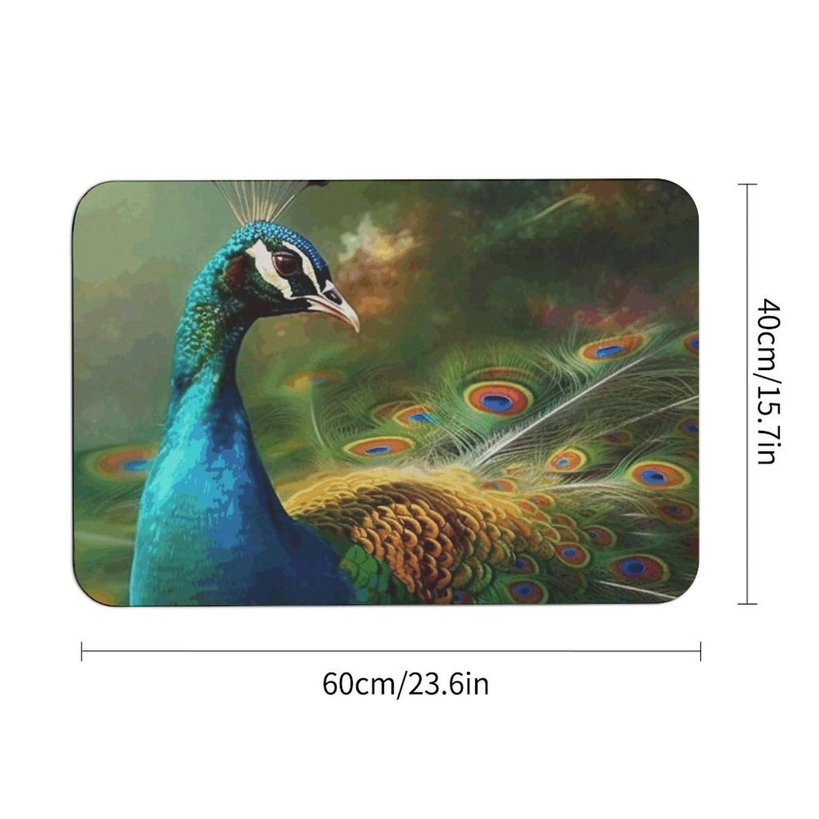 Jwthee Soft TPE Bath Mat, 11.8x11.8in Non Slip Shower Mats with Drain Holes Easy to Cut for Bathroom Floor (White)