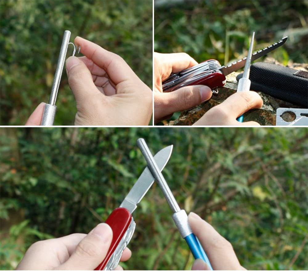Coltello da giardino Hori Hori (Lite), Giardinaggio Ideale Strumento di abbattimento per giardini di scavo, Lama in acciaio inossidabile con protezione a mano protettiva e Full Tang