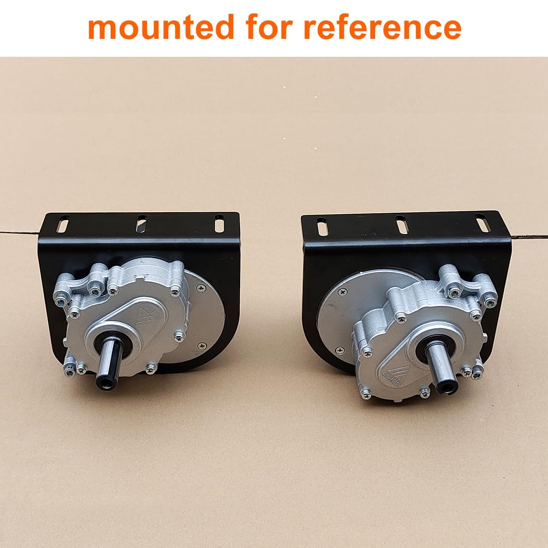L-faster Staffa in acciaio su misura per piastra di montaggio per 75 RPM 120RPM Carrello elettrico per sedia a rotelle Motore spazzolato con ingranaggi