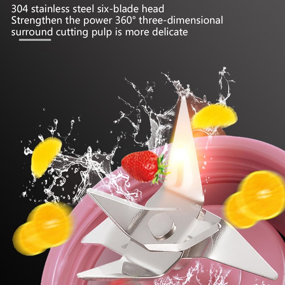 Frullatore Personale Per Smoothie Mini Frullatore Smoothies Maker Portatile Frullatore Juicer Mixer Per Milkshake, Ghiaccio, Frutta E Verdura Con Bottiglie Tritan 320 Ml Nessun BPA ( Size : 2 battery