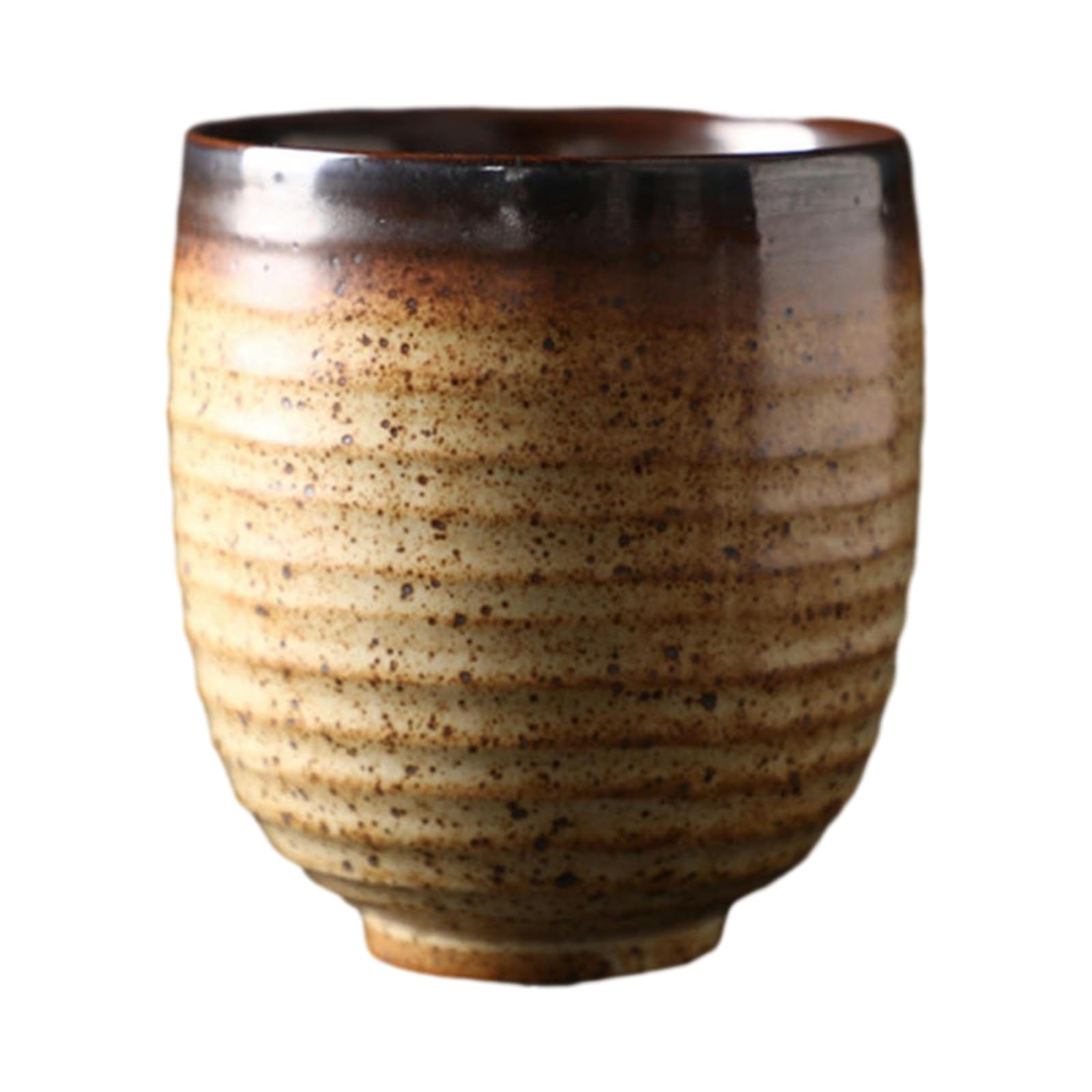 100-250ml Retro Japanese Ceramic Kiln Transformation Tea Cup Personal Espresso Cup for office home restaurant cafe teahouse-Nafu Cup - Beige 200ml