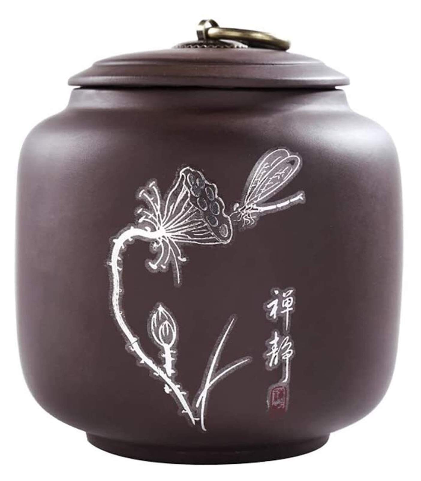 Urnas de cremación para cenizas, urnas decorativas, urnas funerarias, urnas para adultos, urnas para mascotas, almacenamiento multifunción de cerámica (B)