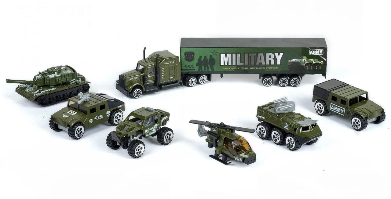 MOROVIK 7 in 1 Die Cast Metal Army Military Vehicle Play Toy Team Truck Including Cargo Truck Container, Battalion Jeep, Army Tank, Fire Truck Toys Set for 3+ Year Children - Any One Pattan (B0CPXQPLMR) Amazon Price History, Amazon Price Tracker