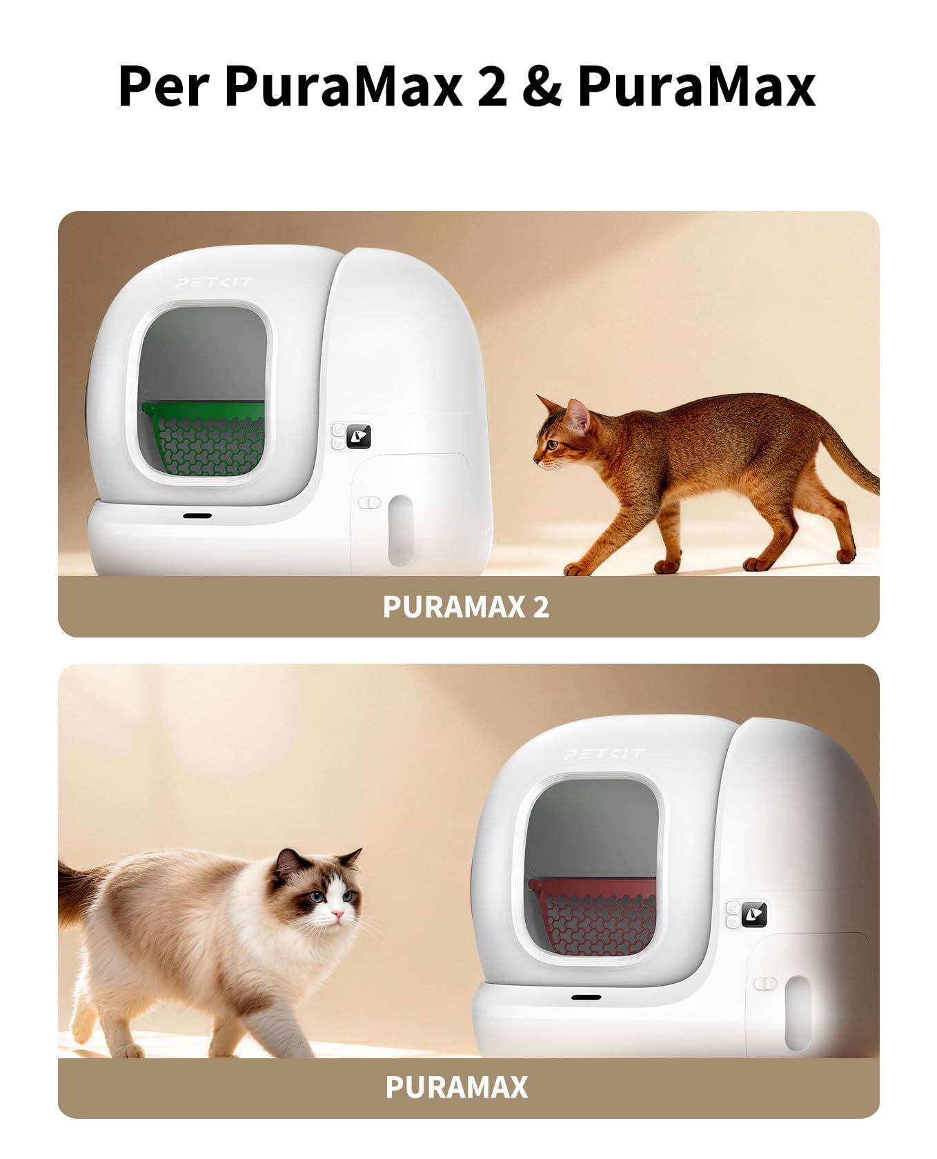 PETKIT Pura Air Smart Odor Eliminator Spray, per la Lettiera Autopulente per Gatti PURA MAX 2, Elimina Gli Odori, con Luce Intelligente, Controllo Tramite App