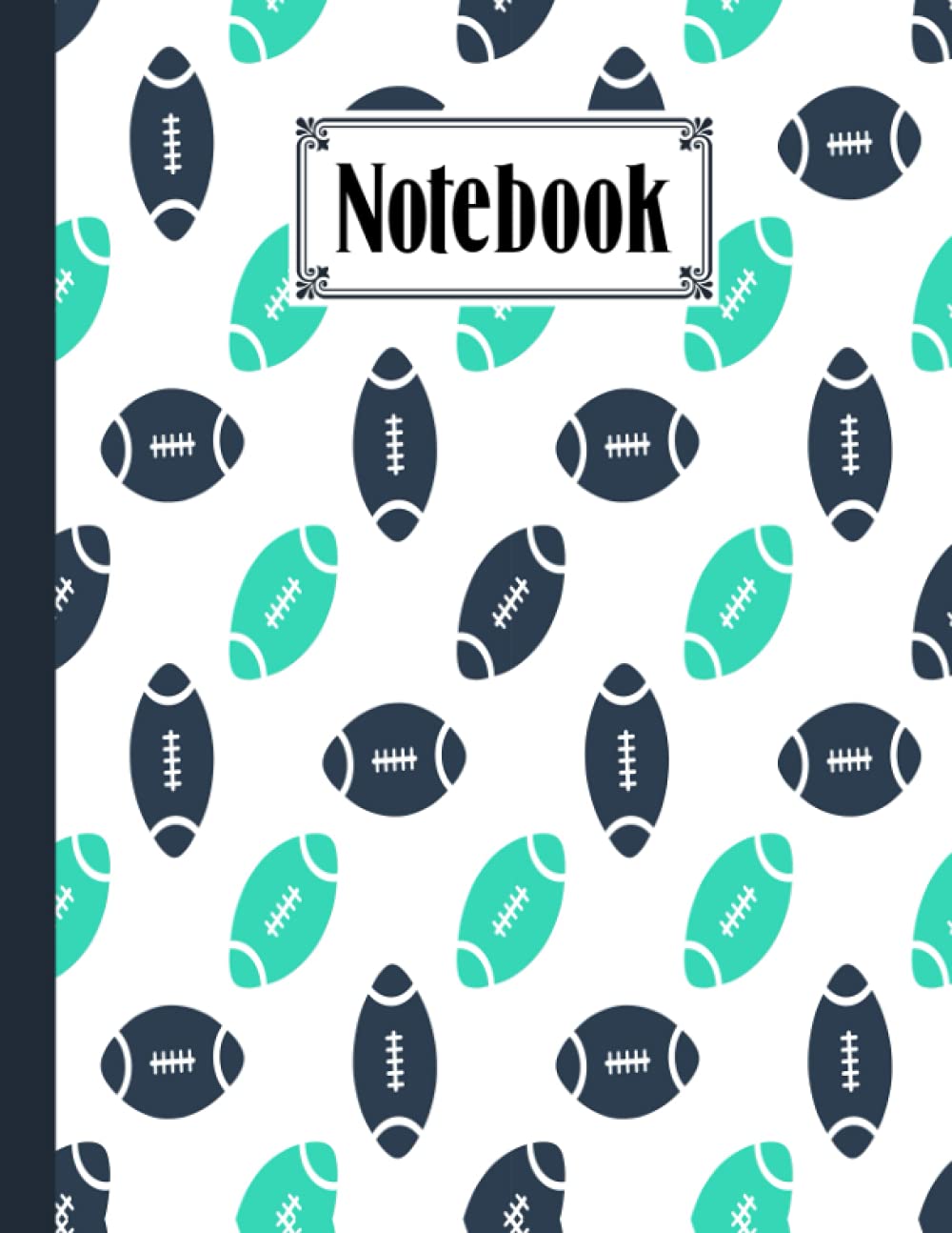 Notebook: Rugby Cover Composition Notebook College Ruled, Rugby Notebooks, School Supplies, Notebooks for School