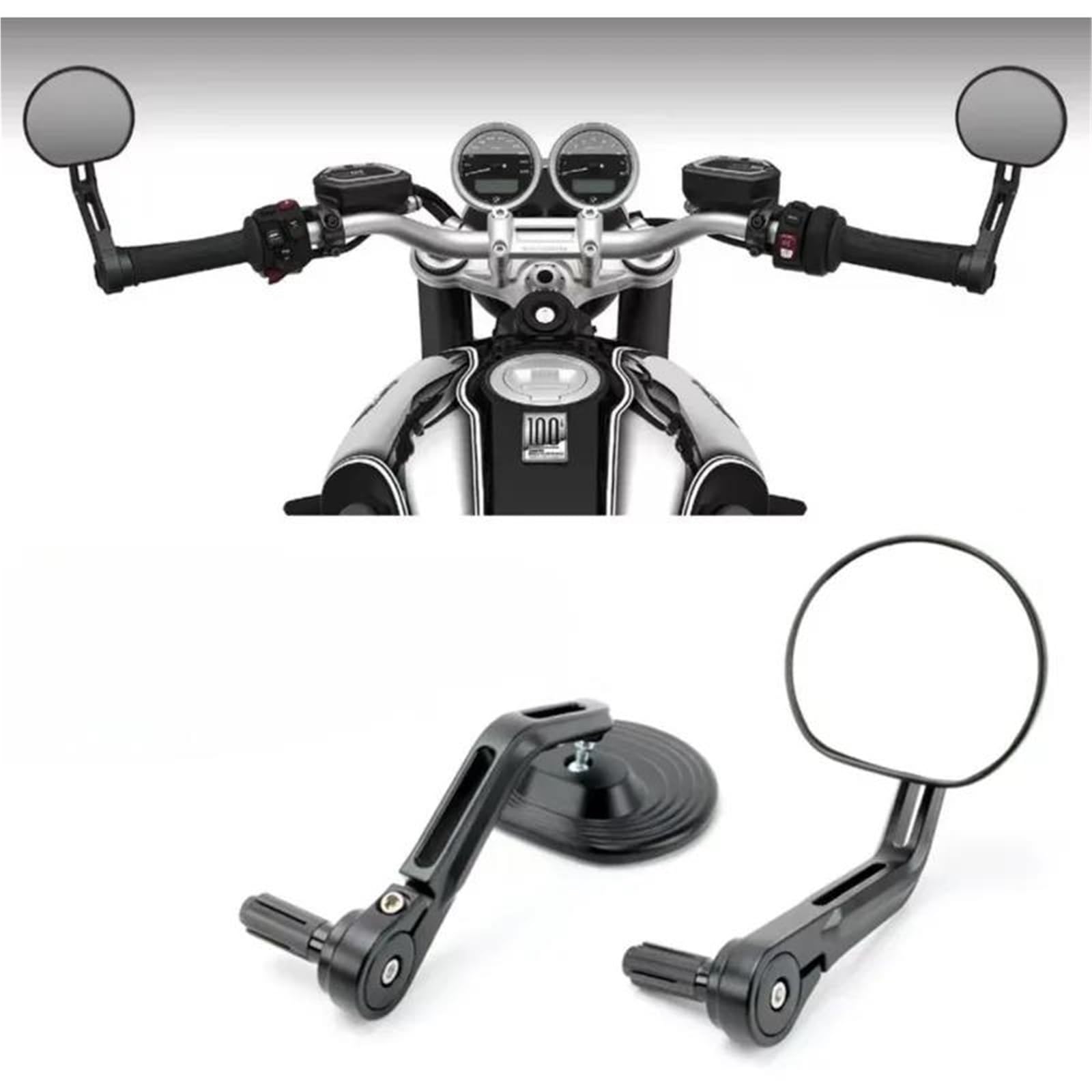 Specchietto retrovisore per moto Specchietti retrovisori laterali per manubrio per BMW per Scrambler per Pure R NINET Urban G/S Specchio modificato