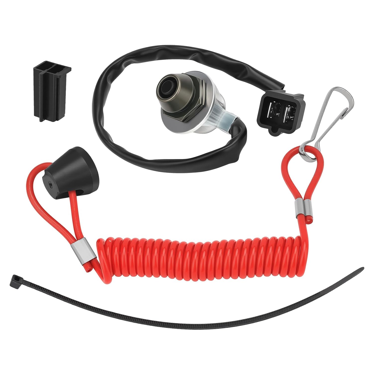 JAVIK Tether Switch Kit for Polaris Snowmobile 440 550 600 700 800 1999-2016 O.E.M# 2874379 4010187 4010849