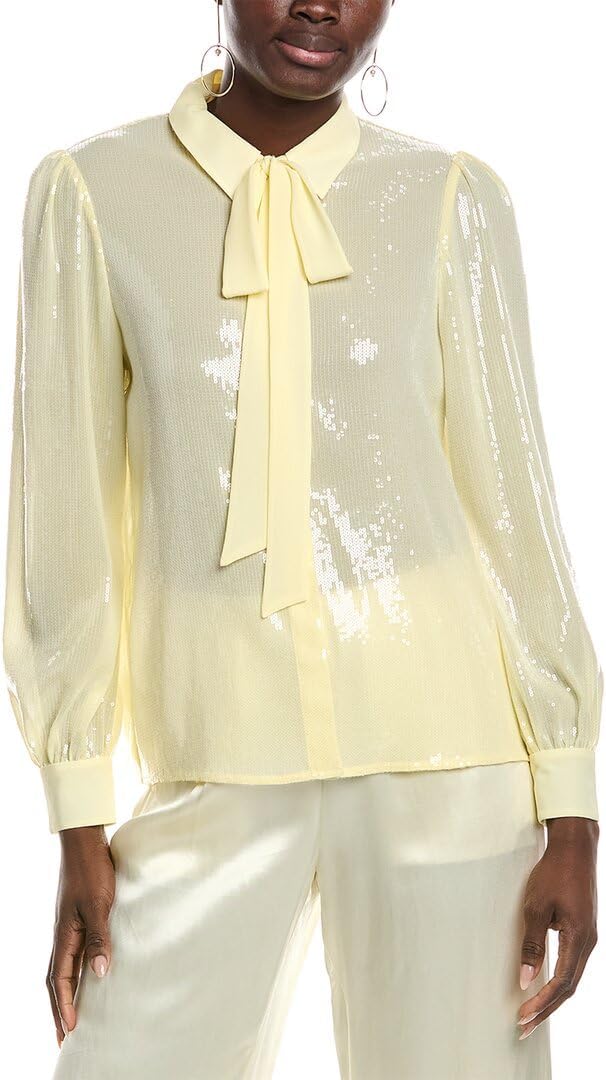 Marc Cain Womens Blouse, N2, Yellow