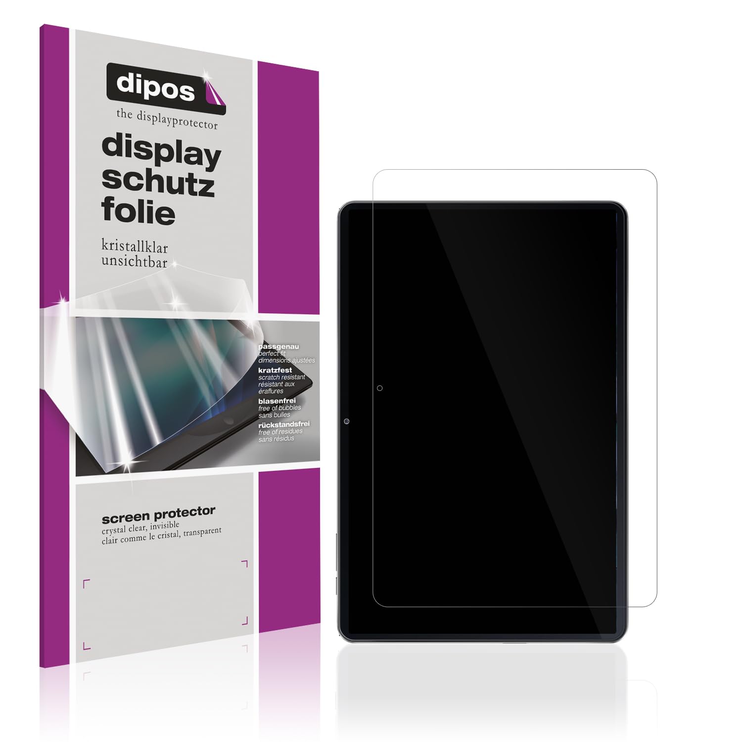 dipos I 2x Screen Protector compatible with Oscal Pad 60 10.1 inch Protection Films clear