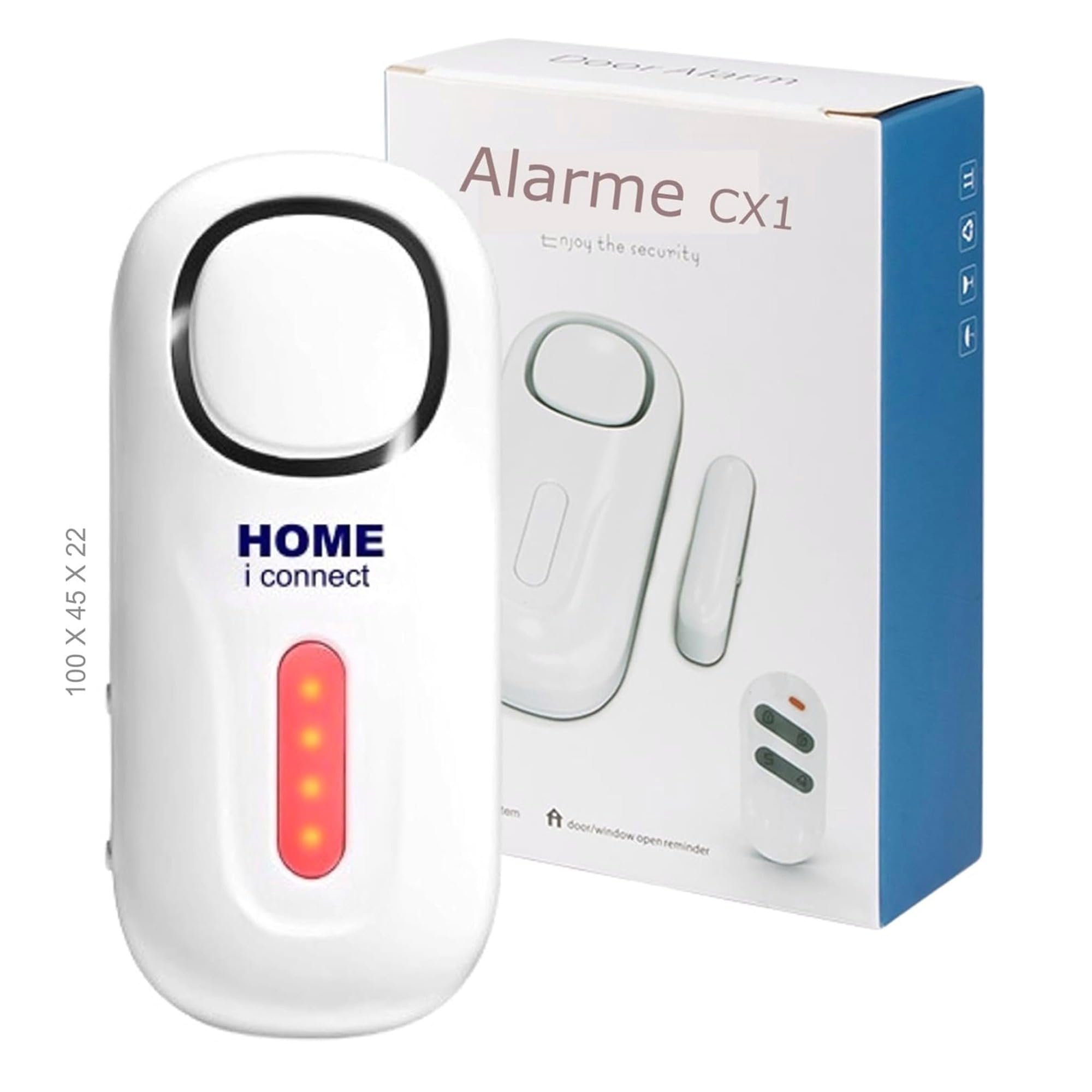 Alarme de Camping Car - 100% Autonome - 2 Sirènes : 1 pour Le Compartiment Moteur + 1 pour la Cellule - Alimentation par Piles - Pose Rapide - Entierement Programmée - Facile à Installer -