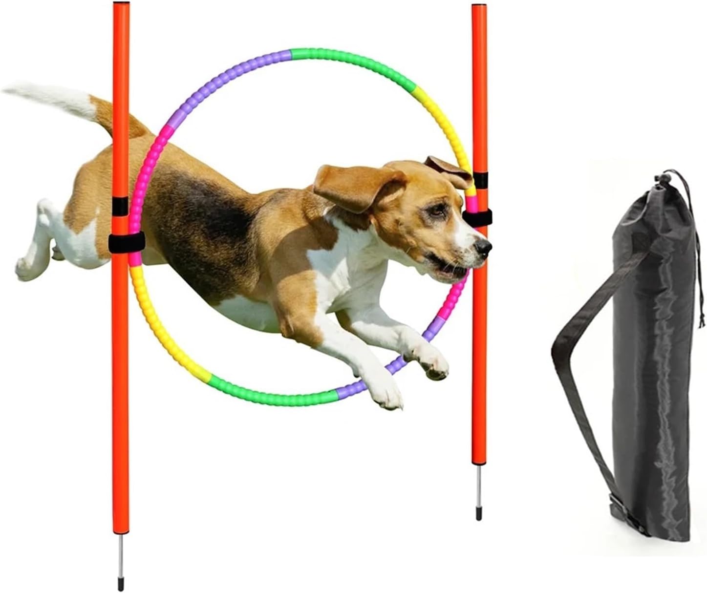 Agility Equipment Portable Pet Training Equipments Dogs Jumping Training Tool Outdoor Dogs Running Stake Sports Stakes(S)