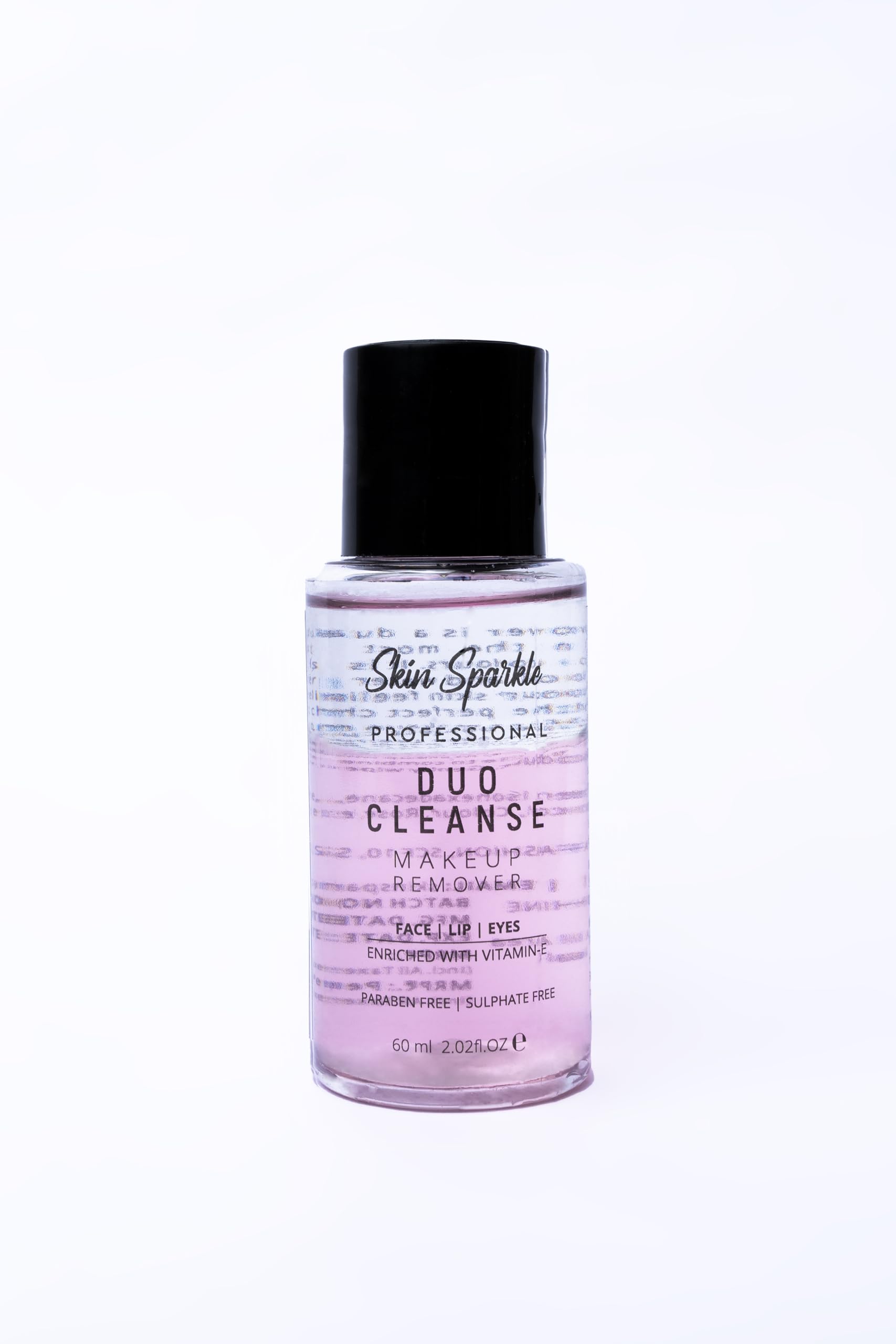 SKIN SPARKLE PROFESSIONAL DUO CLEANSE MAKEUP REMOVER| FACE LIP | EYES ENRICHED WITH VITAMIN-E | PARABEN FREE SULPHATE FREE |MAKEUP REMOVER-60ML-image-25