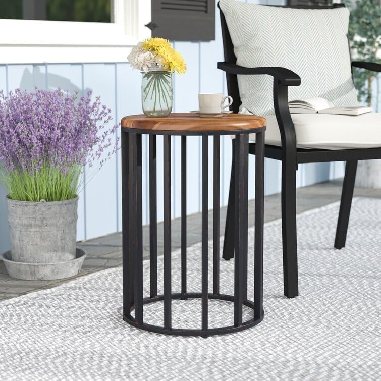 Outdoor Side Table, 21.7'' H X 15.25'' W X 15.25'' L.