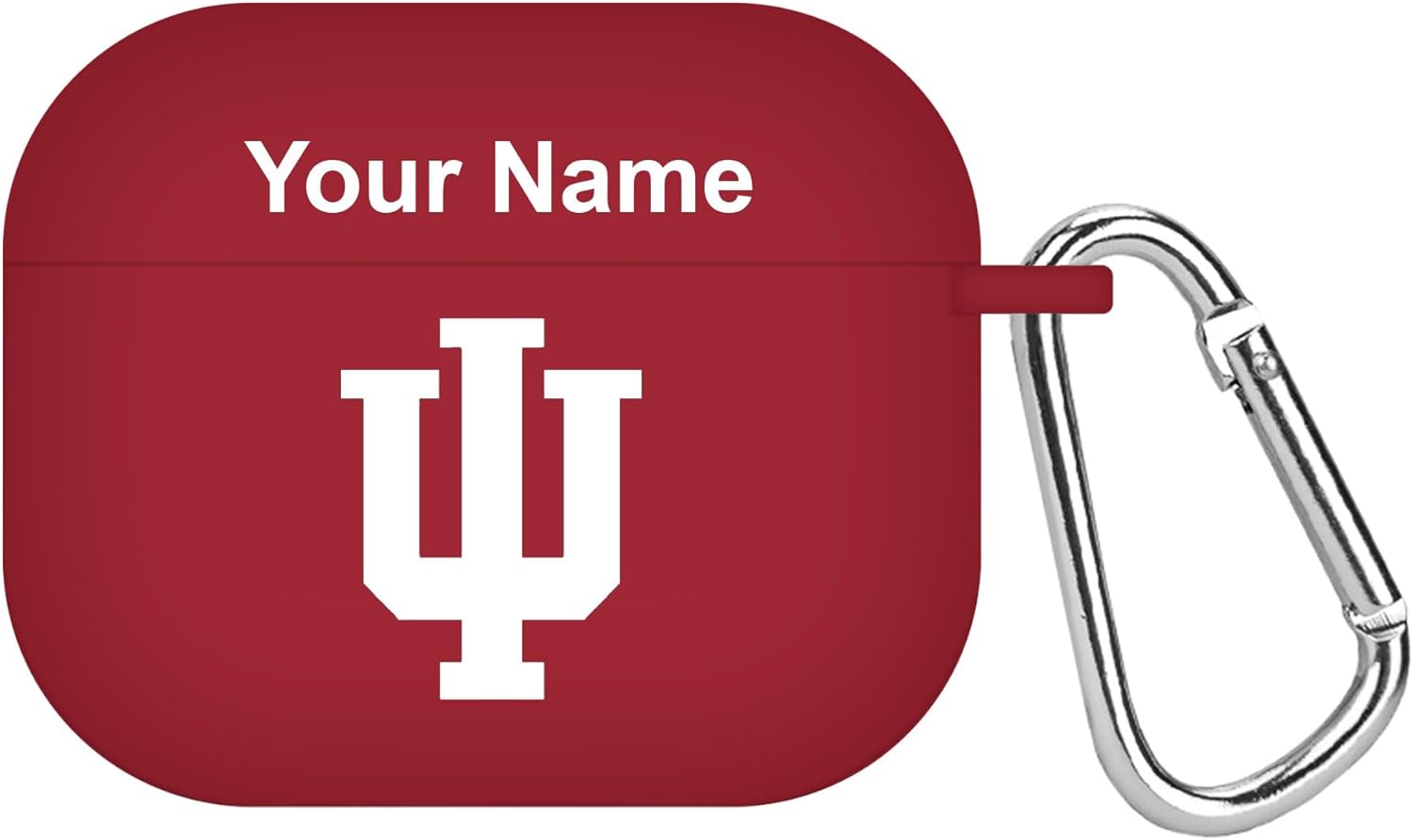 Affinity Bands Indiana Hoosiers Custom Name HD Case Cover Compatible with Apple AirPods Gen 3 (Crimson)