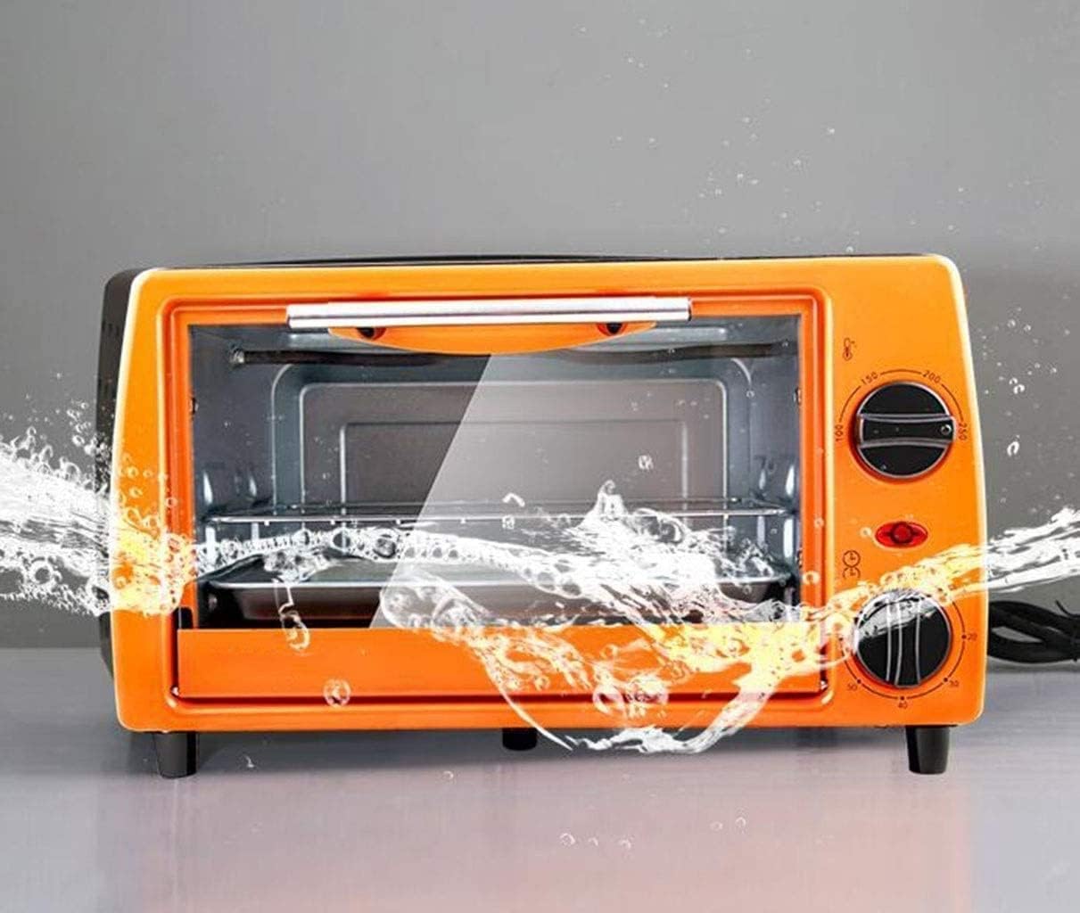 Elektryczny piekarnik toster, mini piekarnik elektryczny do użytku domowego 11-litrowa taca do pieczenia przenośna taca na biurko regulowana regulacja temperatury timer mini piekarniki