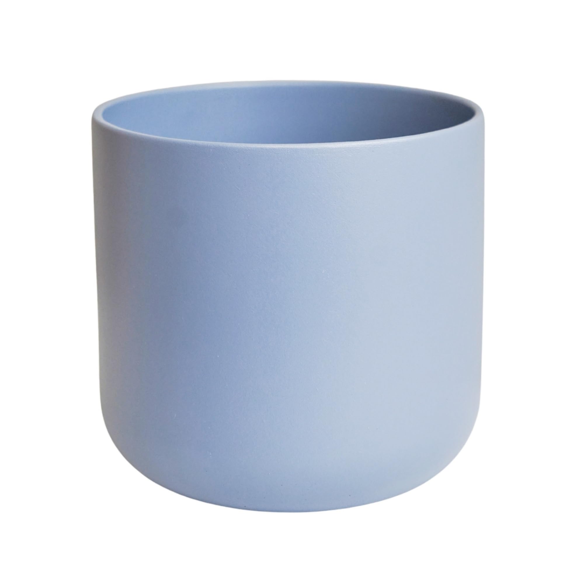 Ivyline Lisbon Planter Powder Blue H26Cm D26Cm from B&Q