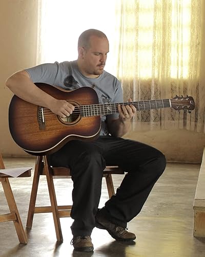 Miniatura 9 de Guitarra de viaje de caoba maciza Lefty - RT310LB Guitarra acústica eléctrica de viaje para zurdos de cuello fijo - Bolsa de concierto resistente