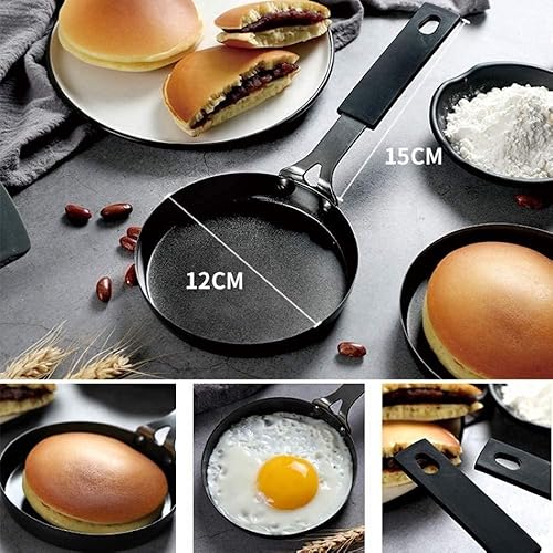 Miniatura 2 de EDDGE Sartén antiadherente olla de hierro fundido sartenes antiadherentes molde de huevo mini huevos de desayuno para cocina de inducción de gas