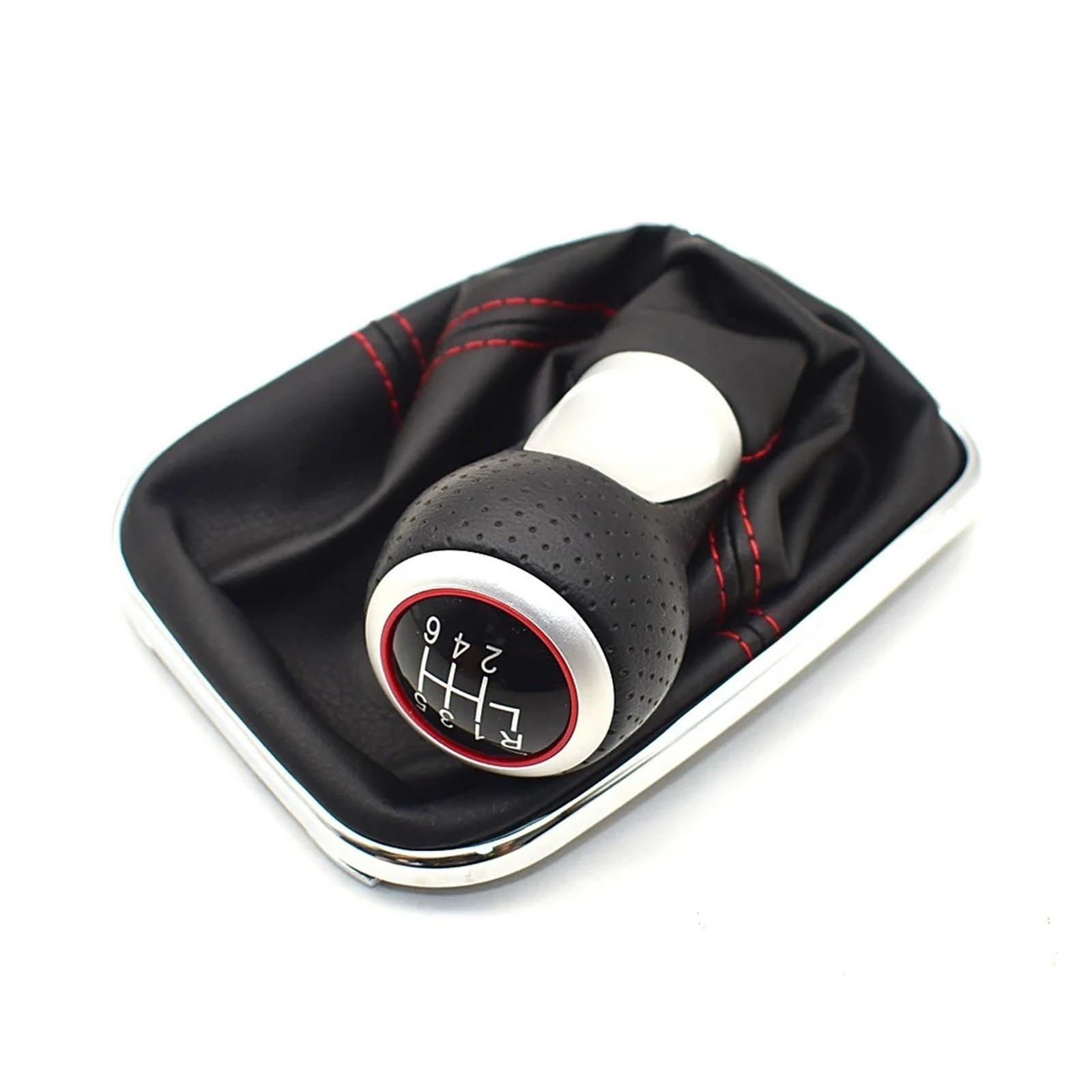 Zamiennik gałki zmiany biegów do VW do Golf 4 IV MK4 do GTI R32 do Bora do Jetta 1999-2004 5/6 biegów 12 mm gałka zmiany biegów dźwignia zmiany biegów osłona mieszka (5 biegów 1)(6 biegów-h)