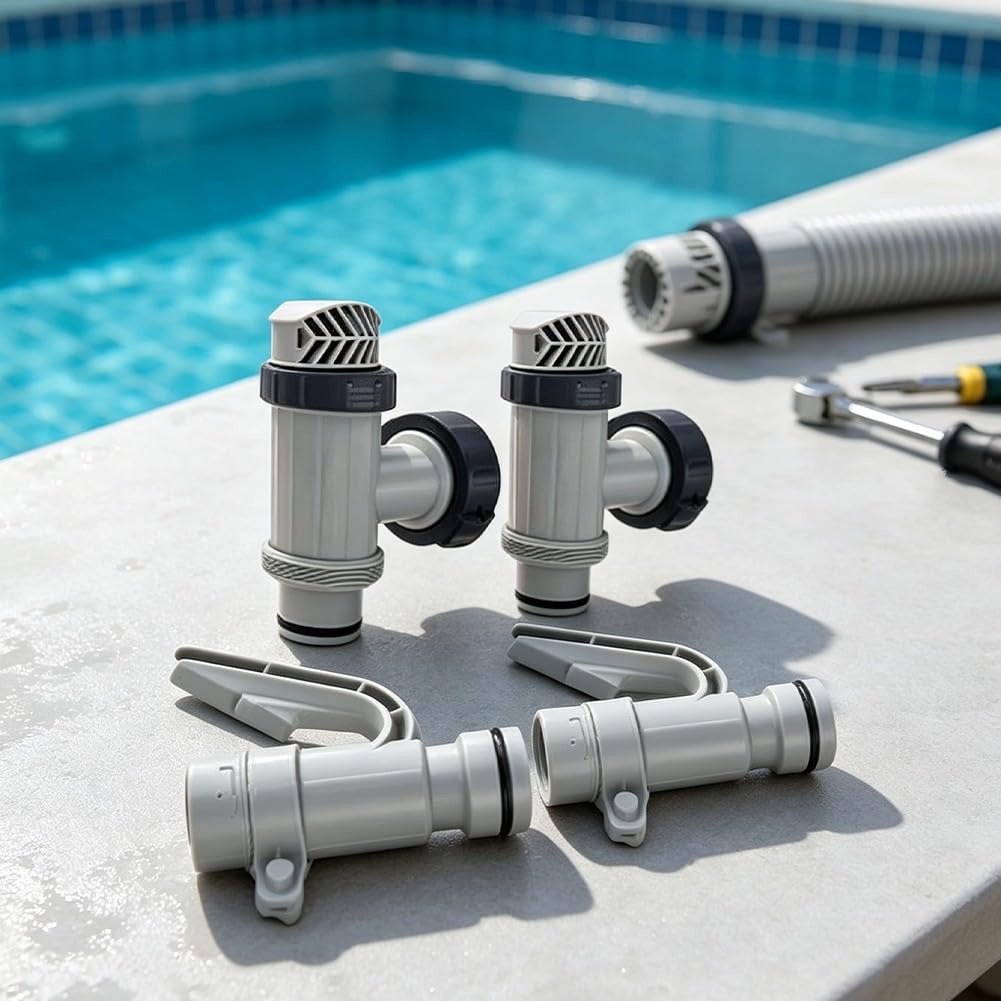 Set Connettori Piscina per Filtri Sabbia e per Pompe Set Connettori