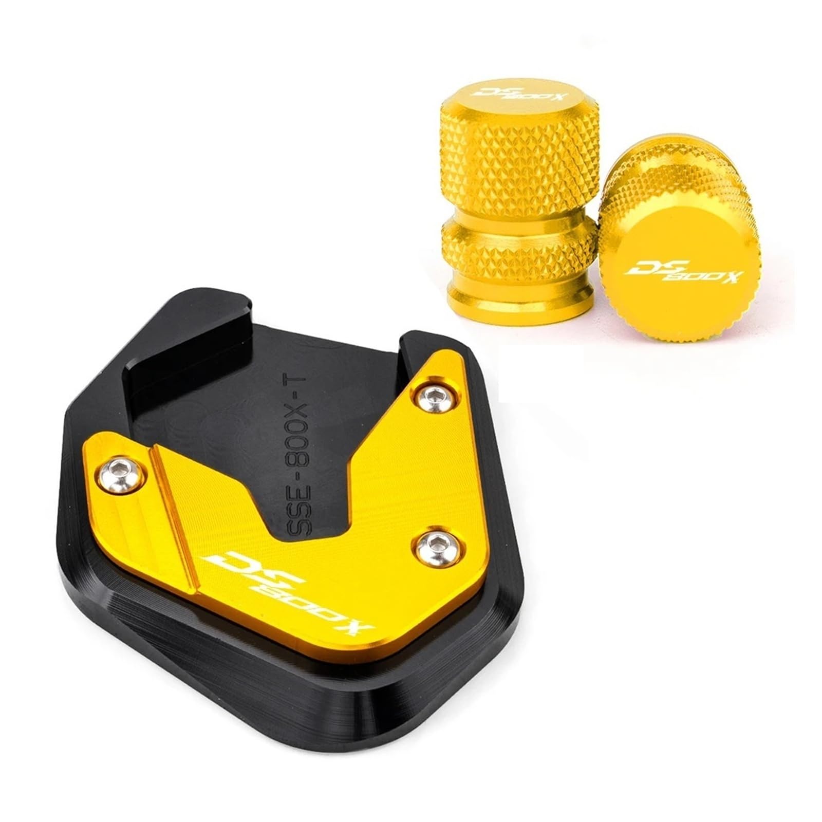 Pasuje do VOGE Valico 800DSX DS800X RALLY DS 800X2025 2026 | Akcesoria motocyklowe CNC podpórka podpórka pod stopy powiększająca podkładka(Gold Combo-DS800X)
