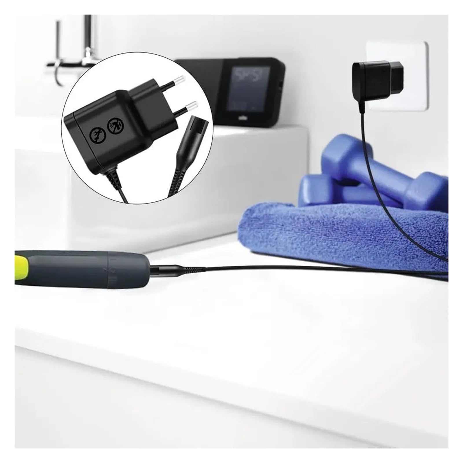 Cable De Carga USB-C De 4,3 V, Compatible Con Philips, Norelco Y Oneblade, Y Afeitadoras De 1 M (3,28 Pies), Compatible Con QP2520/QP2620/RQ311/S300