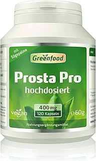 Prosta Pro, Aktivschutz, 400 mg, hochdosiert, 120 Kapseln – mit Sägepalme, OPC, Rutin, Zink und Selen. OHNE künstliche Zus...