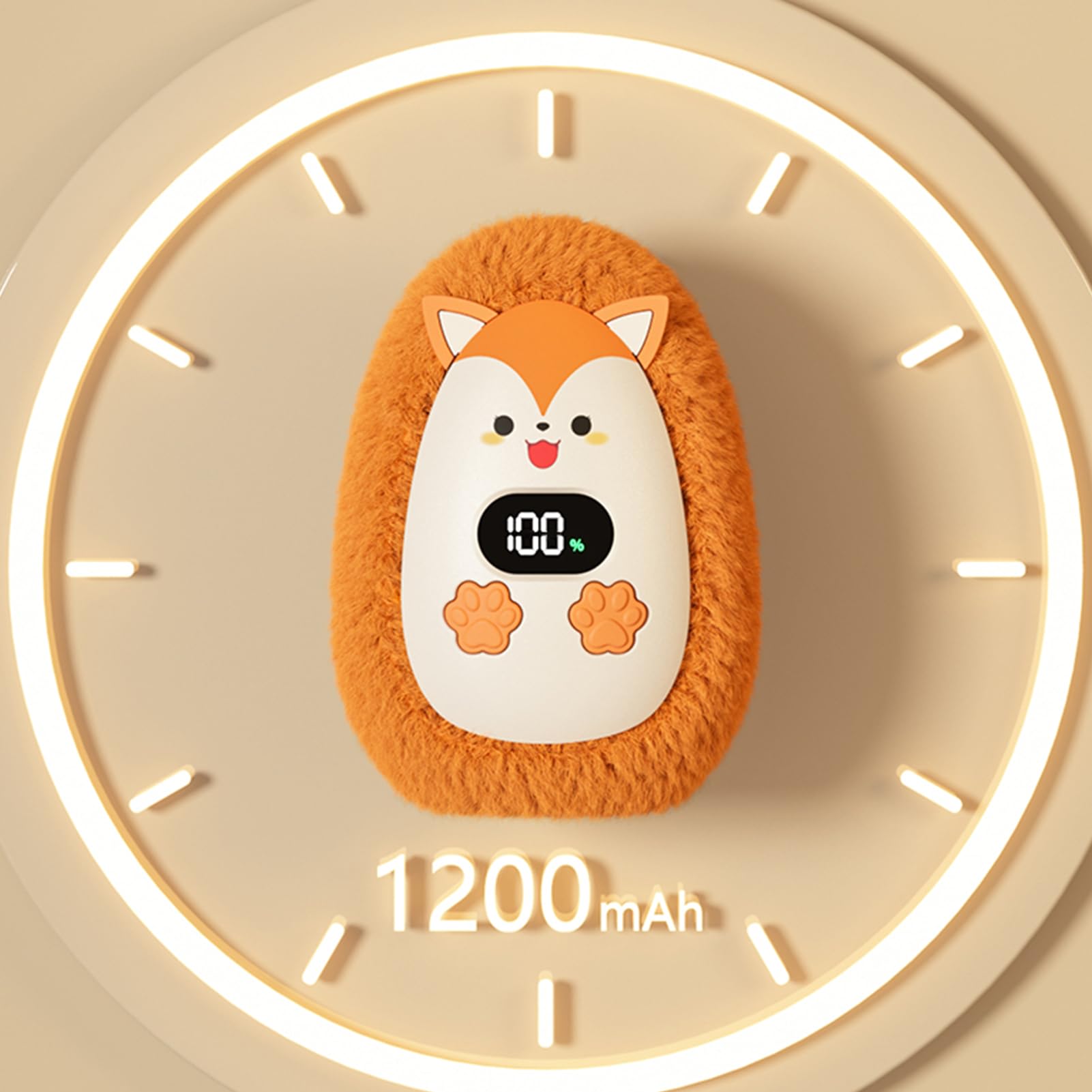 Scaldamani invernale ricaricabile tramite USB | Design animale con riscaldamento della mano, scaldabagno intelligente design divertente | per uso domestico, campeggio e passeggiate