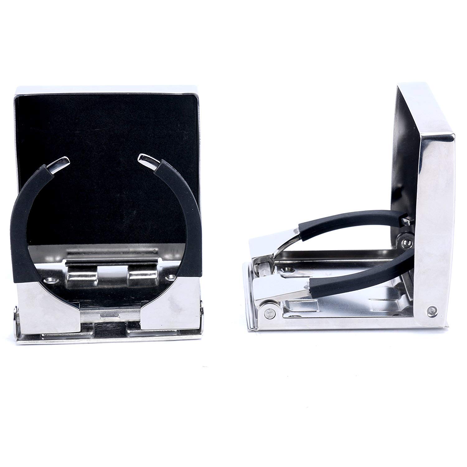 Lot De 1 Porte-gobelet Pliable Réglable En Acier Inoxydable Pour