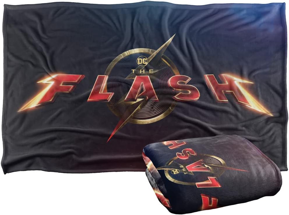 The Flash Blanket, 50"x60" Movie Logo Silky Touch Super Soft Throw Blanket