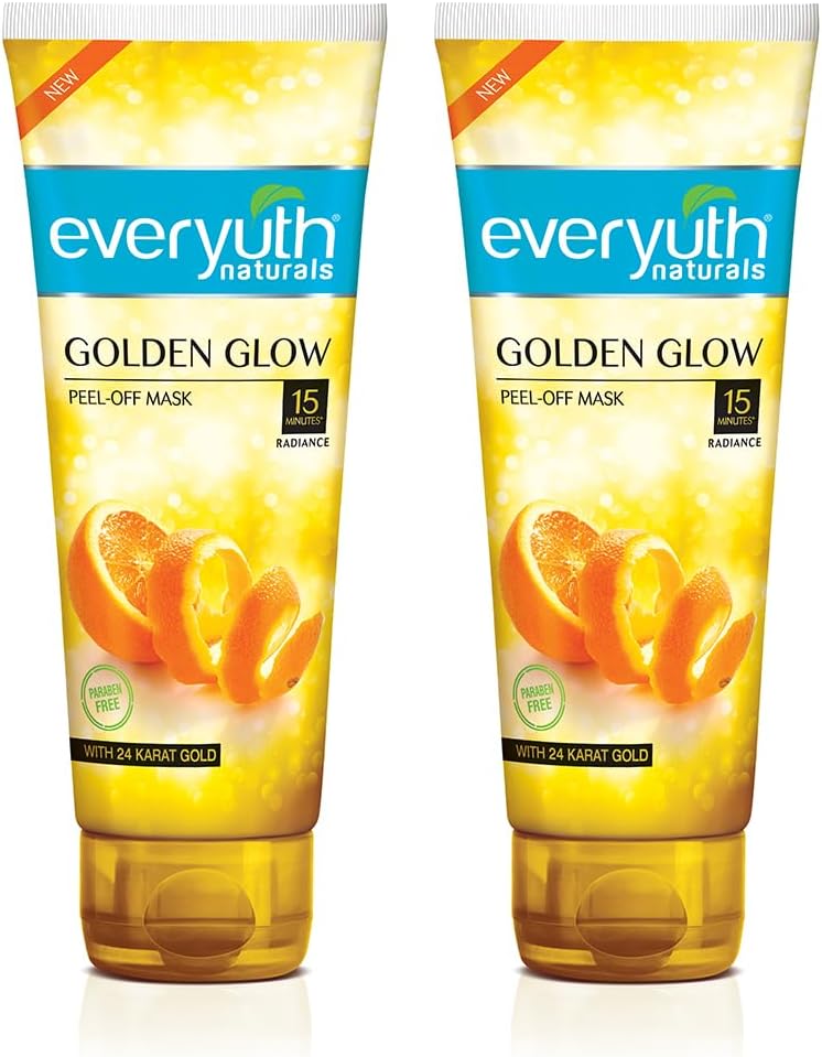 Naturals Golden Glow Peel-Off Mask 100 G (Pack Of 2)