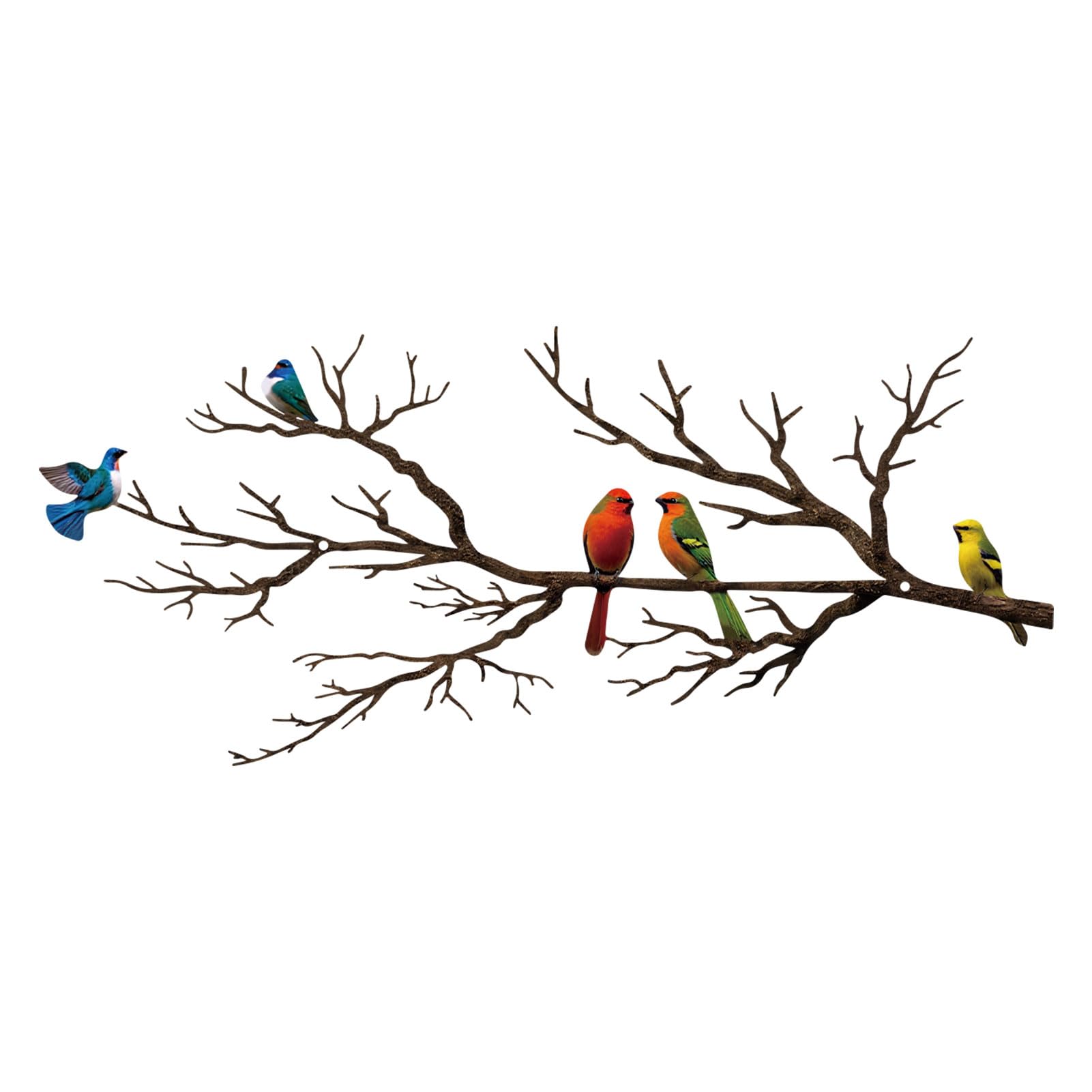 ESTART Metal Birds on Branch