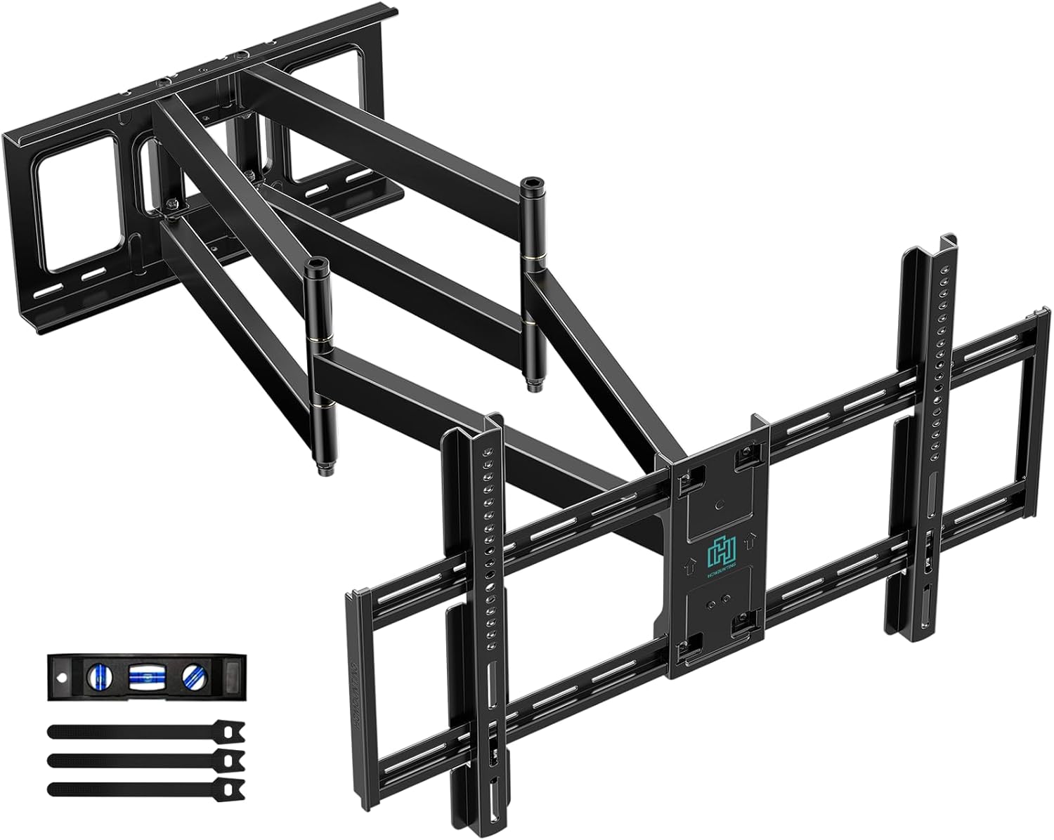 Heavy Duty TV Wall Mount for 42-95" TVs, 4X Load Tested Holds 179lbs, 40.9" Smooth Gliding Extension Arms, Full Motion Swivel & Tilt, VESA 800x400, Fits 16-18" Studs Full Motion (42-95 Inch)