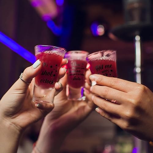 Miniatura 7 de Kigeli 48 vasos de chupito divertidos para adultos, vasos de chupito de acrílico para fiestas, 1.2 onzas, mini taza, regalos de fiesta, invitados,